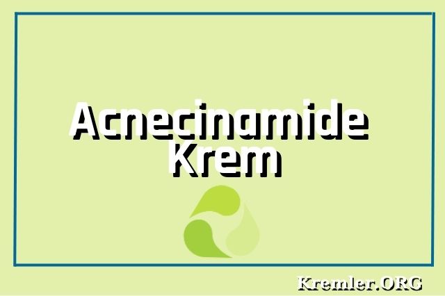 Acnecinamide Krem