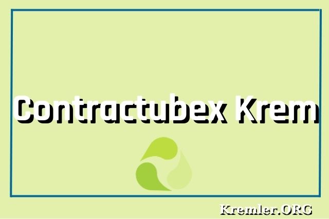 Contractubex Krem