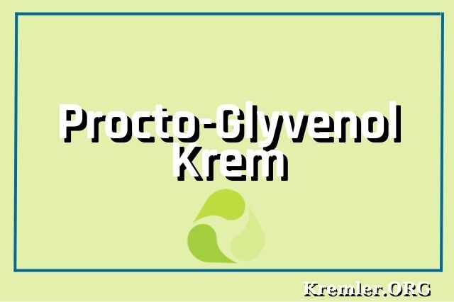 Procto-Glyvenol Krem