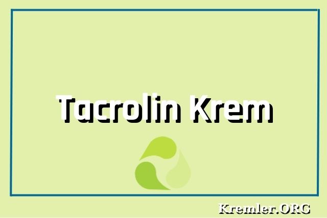 Tacrolin Krem