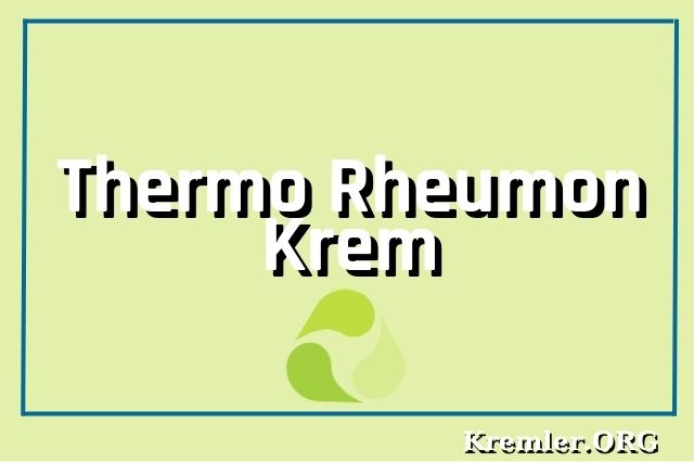 Thermo Rheumon Krem