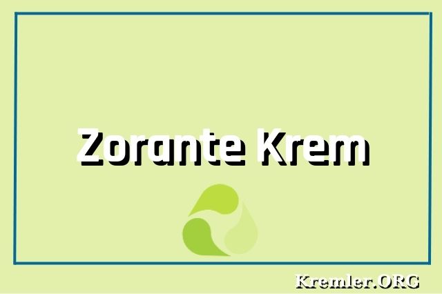 Zorante Krem